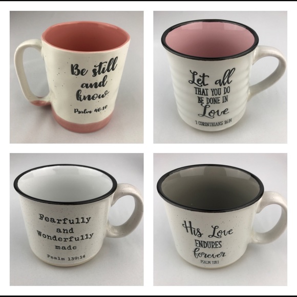 Belle Maison - ‘Be still & know’ Scripture ceramic mug. NWT Firm! No offers! - Picture 6 of 7